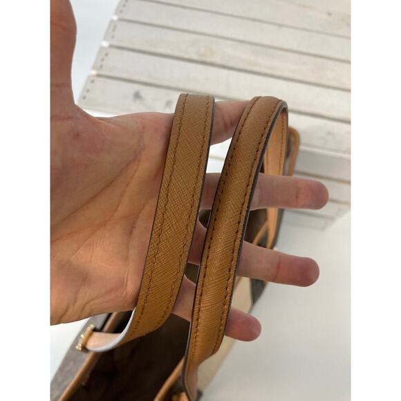 MICHAEL KORS, XL SIGNATURE GOLD ANIMAL SHOULDER TOTE BAG - Picture 8 of 16